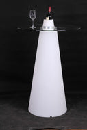 Led Cocktail Table with Glass Top