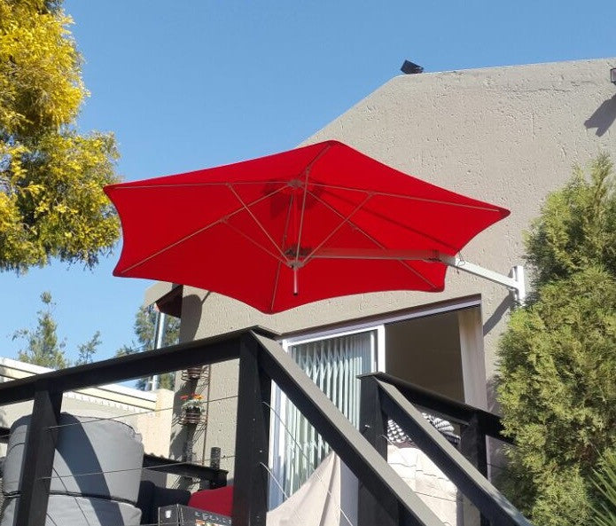 Umbrella Paraflex Wallmounted Umbrella 2.7m Hexagonal – PATIO STYLE